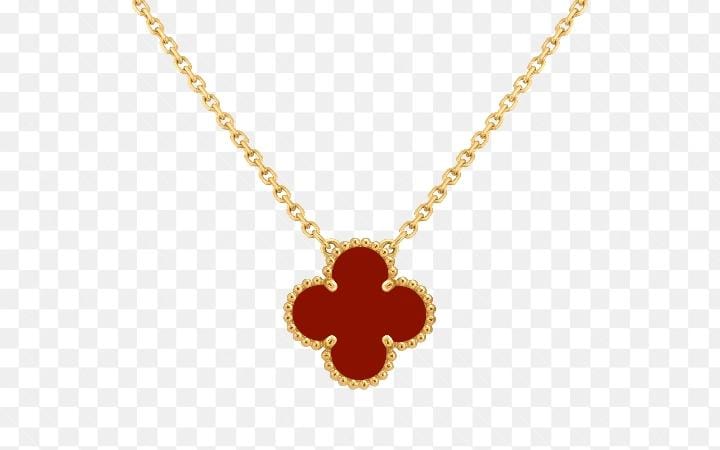 166 customer order / clover necklace