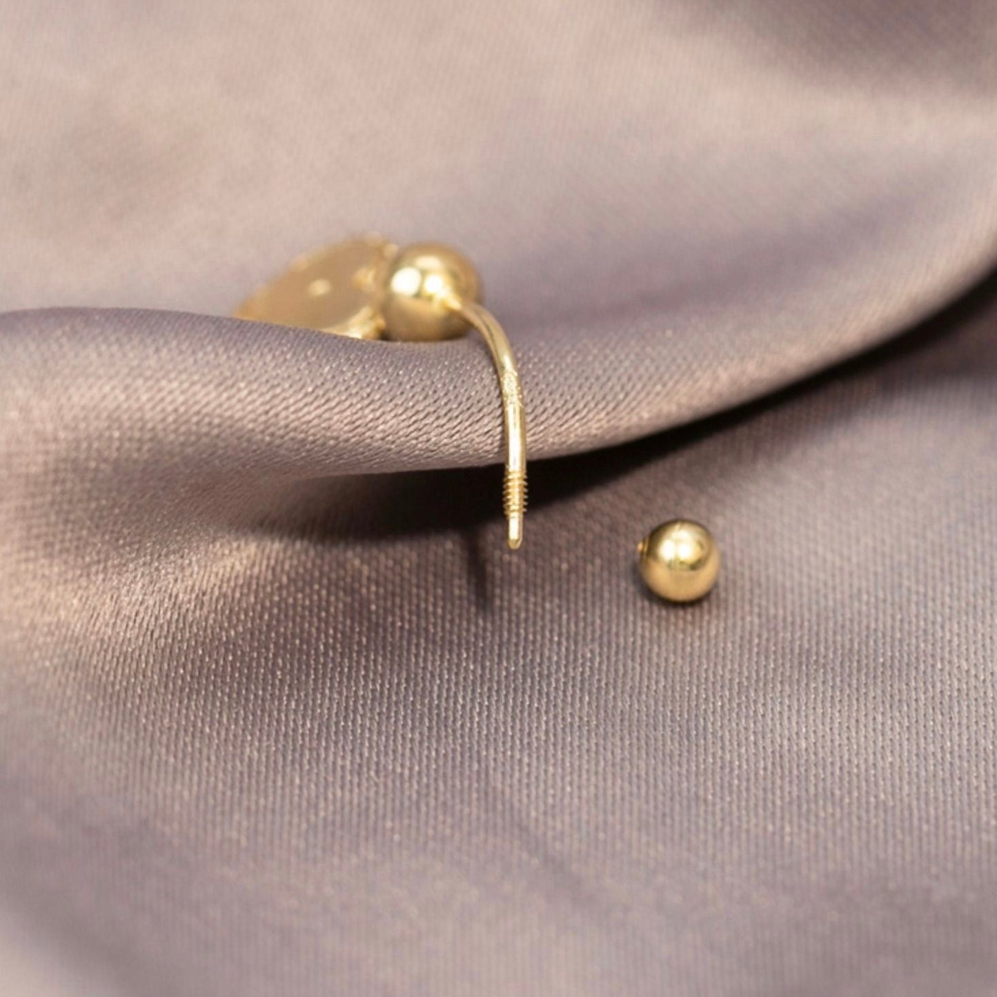 Art Deco 14K Solid Gold Laser process Heart screw back earring/Dainty 14K gold earring gold clover earring/gold star earring/gift for her