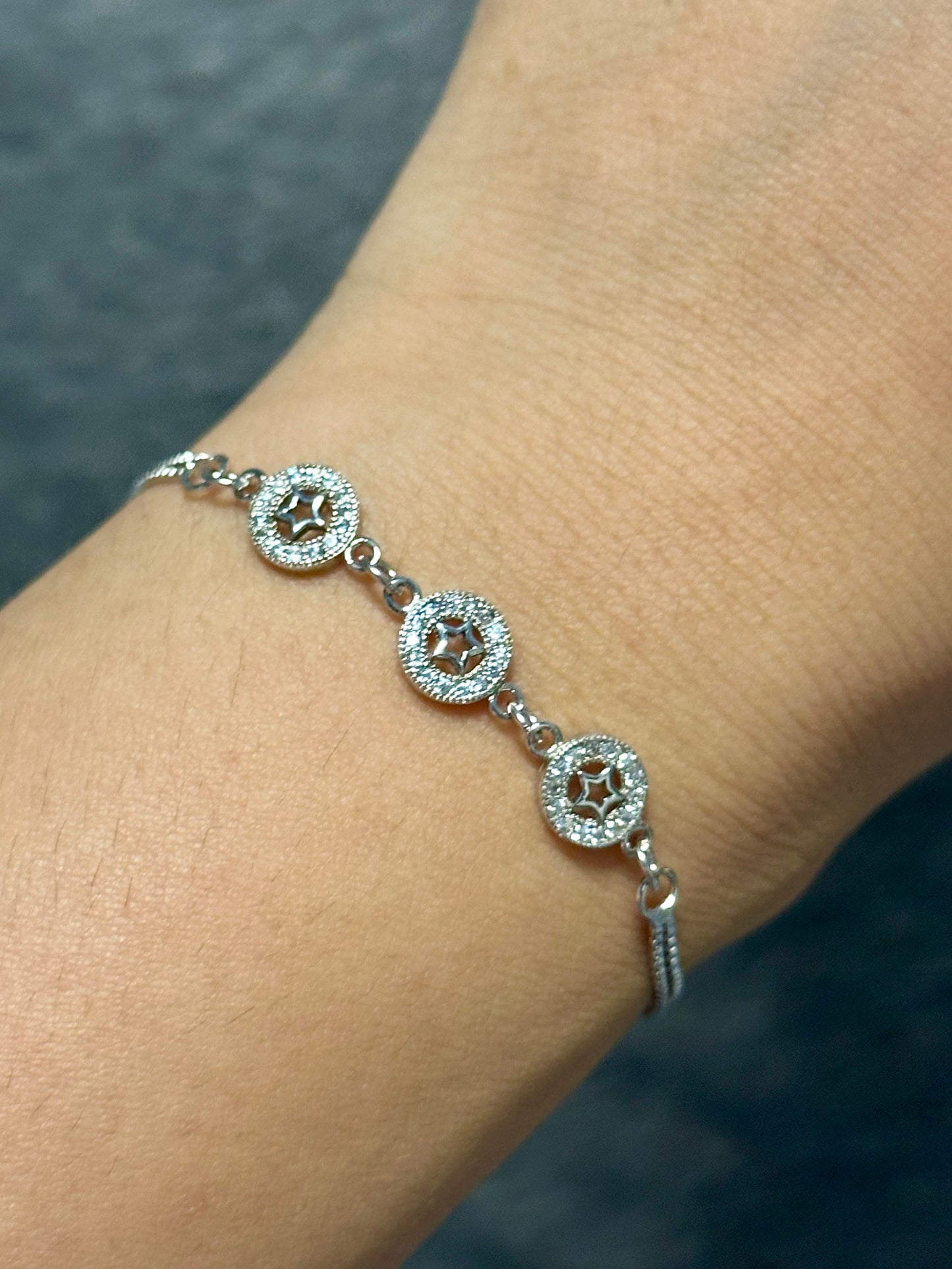 S925 silver bracelet/check video on TikTok