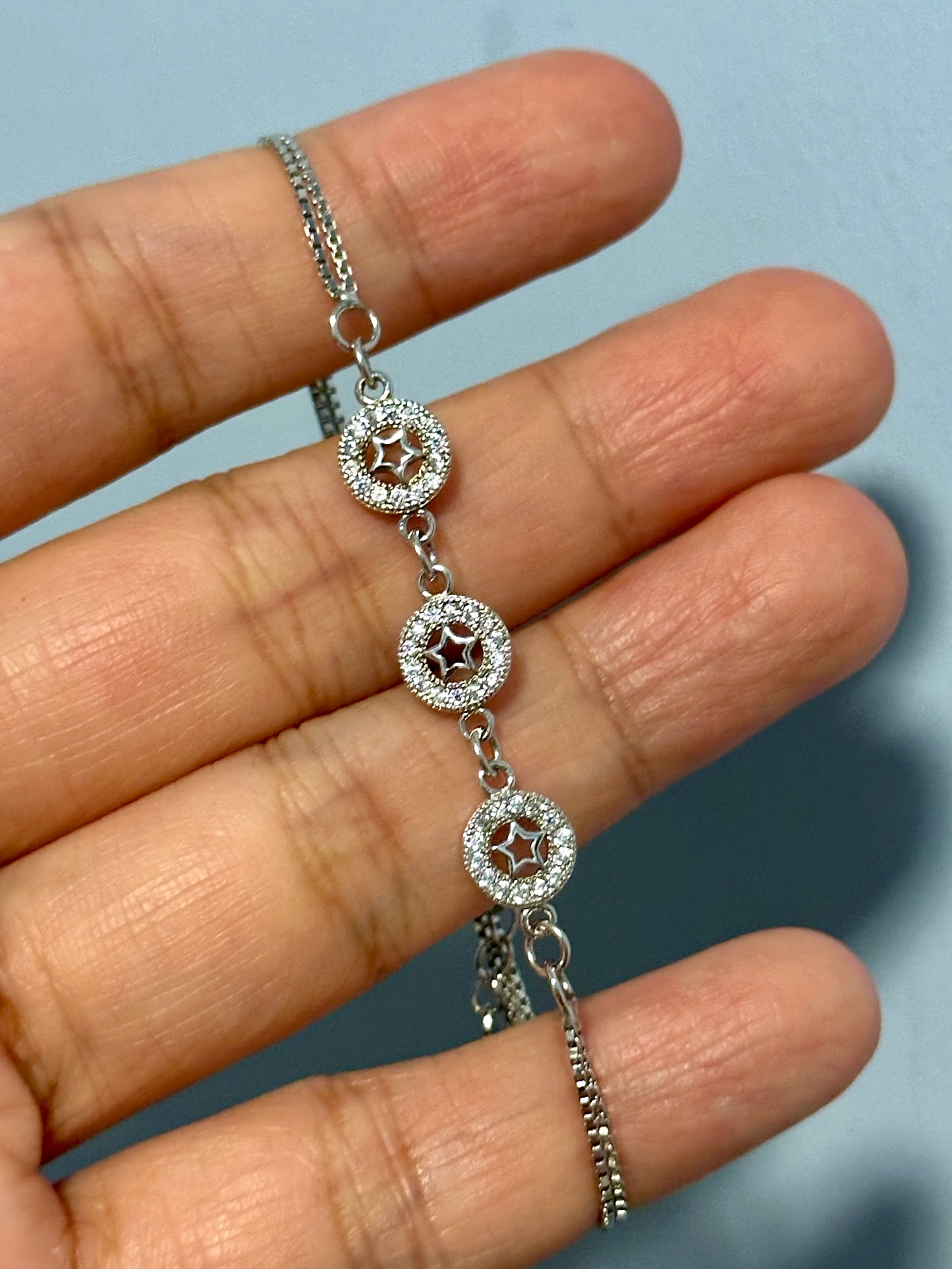 S925 silver bracelet/check video on TikTok