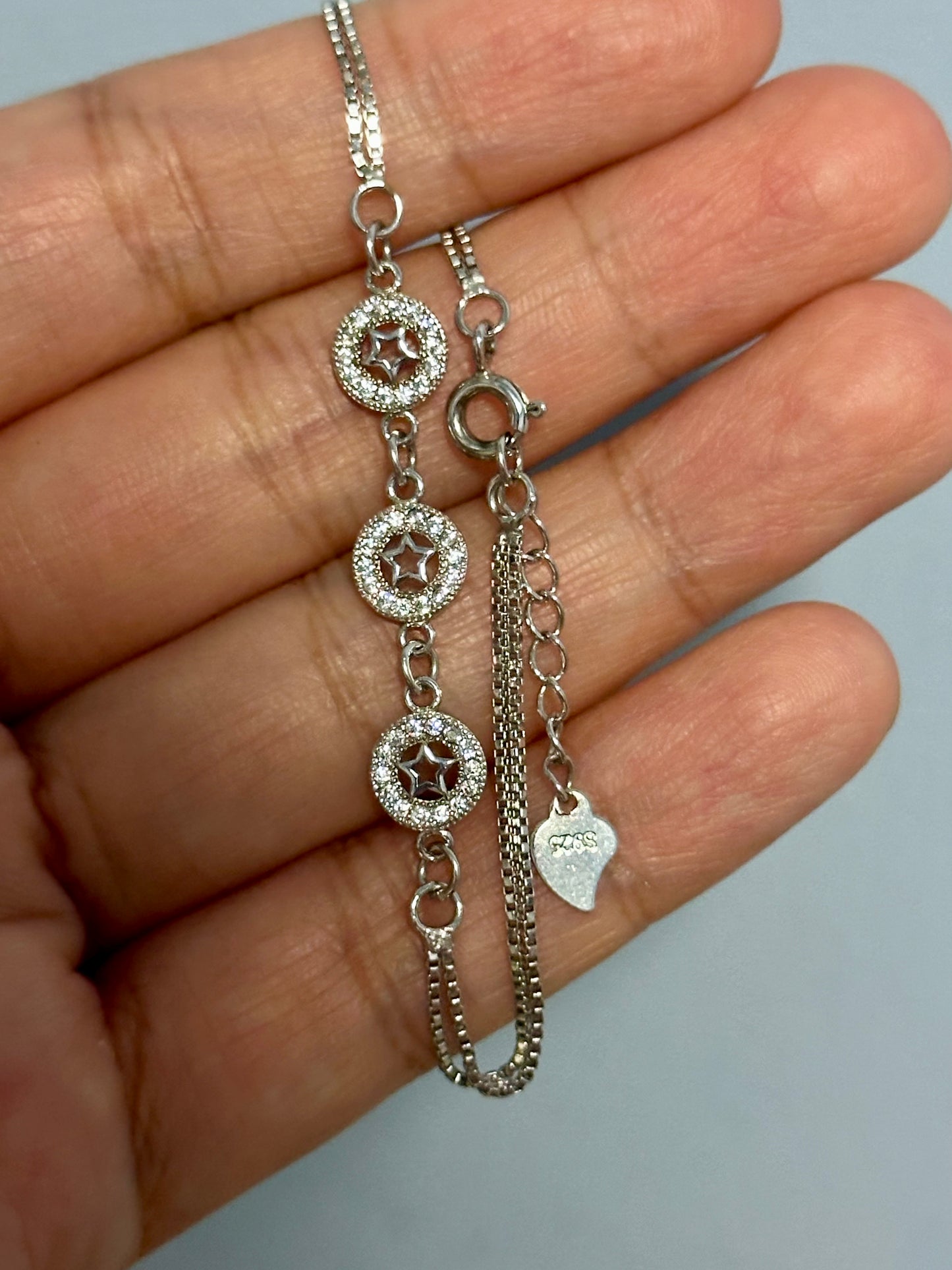 S925 silver bracelet/check video on TikTok