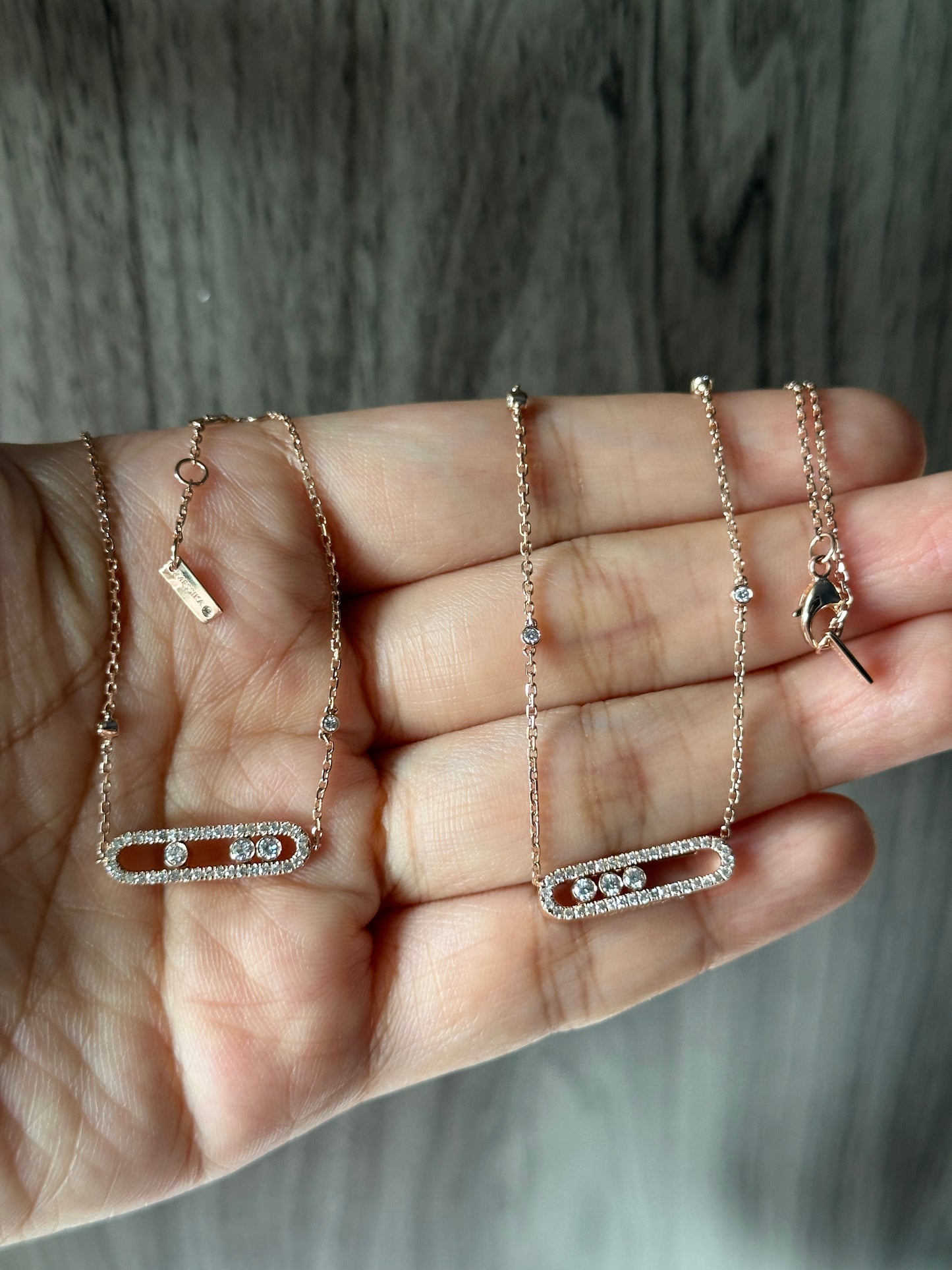 92, custom order , 18K solid gold diamond necklace and bracelet
