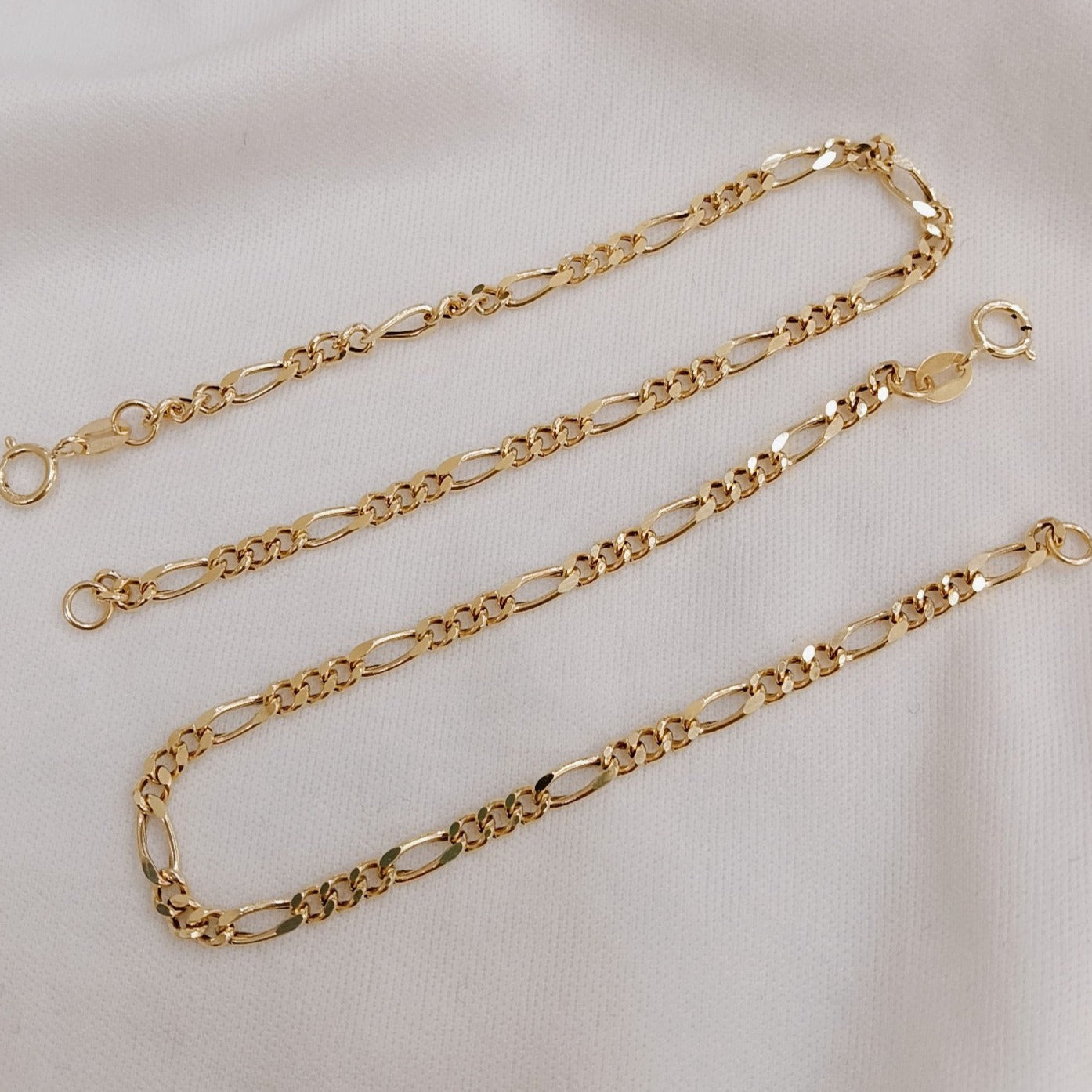 Art Deco 18K solid gold Cuban Chain Bracelet/Genuine 18K gold chain Bracelet/gift for her/lucky bracelet/ready to ship